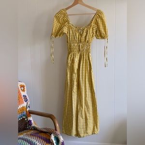 Faithful the brand Flora Midi Dress size S